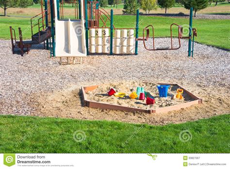 Playground Sandbox Toys Jungle Gym Royalty Free Stock Photography