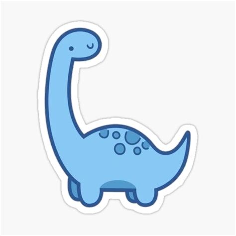 Aesthetic Dino Sticker For Sale By Emmaedits Redbubble