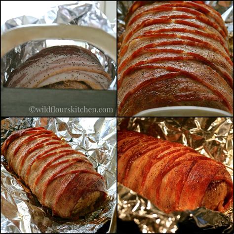 Sounds like a good idea, right? Bacon Wrapped Gingersnap Pork Loin Roast - Wildflour's Cottage Kitchen