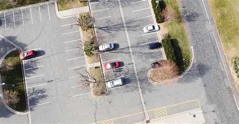 Aerial Footage Of A Parking Lot · Free Stock Video