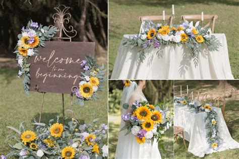 11 Beautiful Sunflower Wedding Ideas For Your Special Moments Lings