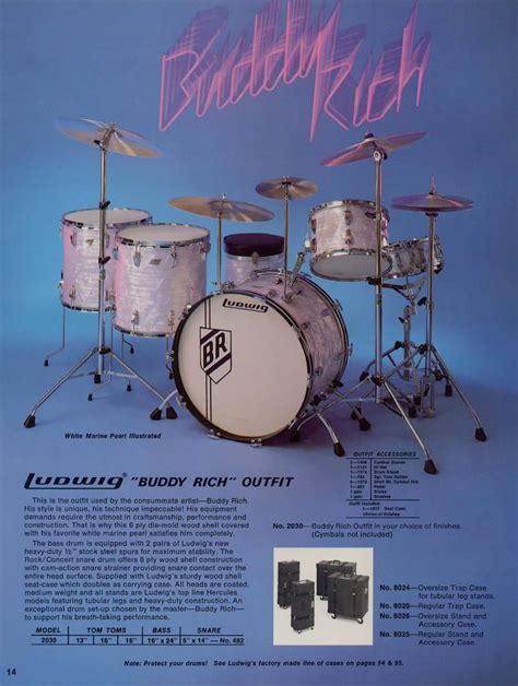 Buddy Rich Ludwig Shells Drums Vintage Drums Drum And Bass