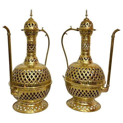 Moroccan Pierced Brass Floor Lamp At 1stdibs