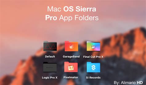 Mac Os Sierra Pro App Folders By Alimario On Deviantart