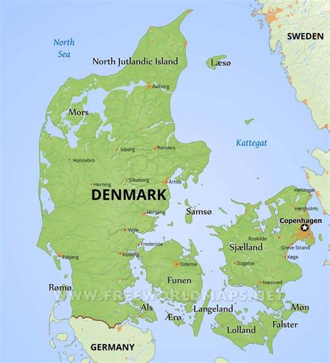 Map of denmark and travel information about denmark brought to you by lonely planet. denmark map | Denmark map, Copenhagen map, Denmark
