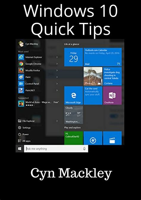 Windows 10 Quick Tips Cyn Mackley