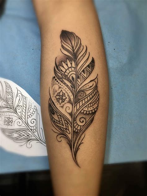 Forearm tattoo women, Feather tattoos, Tribal feather tattoos