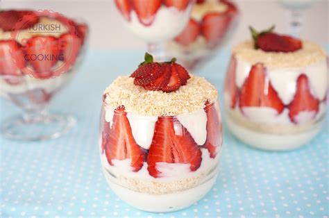 Strawberry Pudding Recipe Turkish Style Cooking