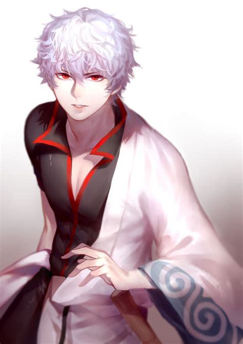 Sakata Gintoki Gintama Perma Red Eyes Sakata Red Eyes Eyes Wallpaper