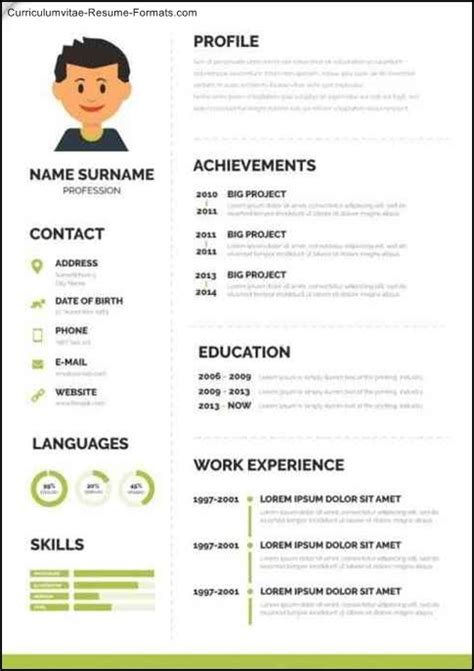 Editable Resume Templates Free Samples Examples