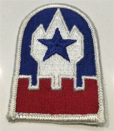 Vietnam Era Patch Us Army Engineers Command Europe Full Color Merrow