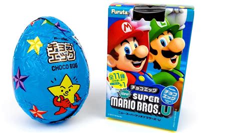 Super Mario Furuta Surprise Egg Choco Kinder Surprise Egg Youtube