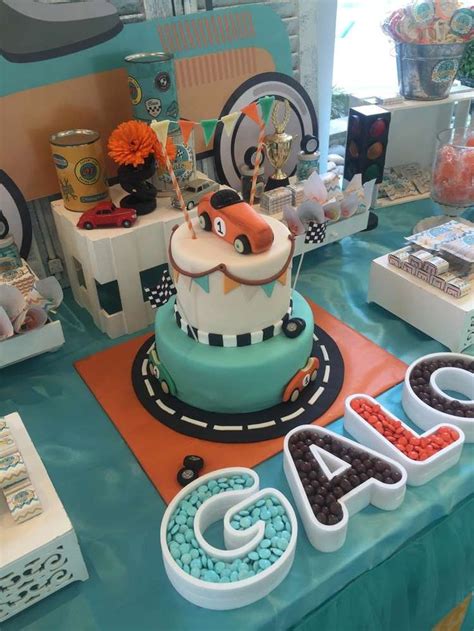 Vintage Cars Birthday Party Ideas | Photo 14 of 25 | Vintage car