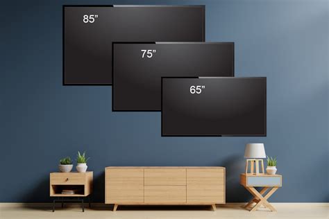 Размеры телевизоров в интерьере фото