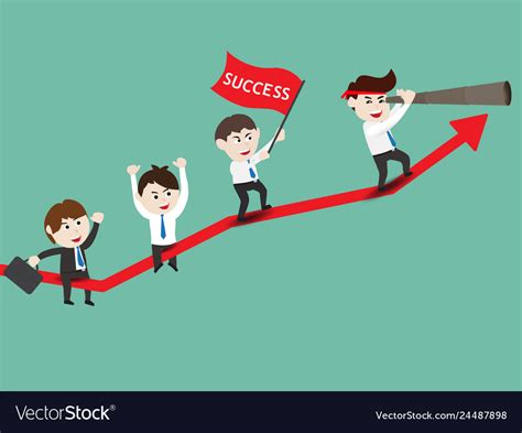 Growth Of Progressive Business Royalty Free Vector Image