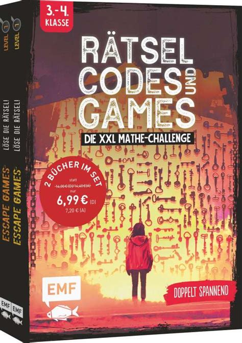 Rätsel Codes Und Games Die Xxl Mathe Challenge Für Die 3 Und 4 Klasse Mathieu Quénée