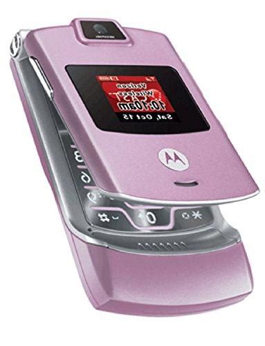 Motorola Razr V3m Pink Verizon Flip Phone Ready