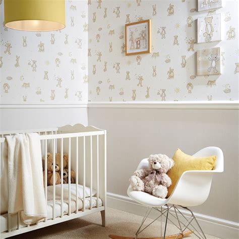 Baby Nursery Wallpaper Uk Mural Wall