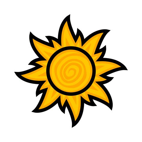 Sun Icon 551446 Vector Art At Vecteezy