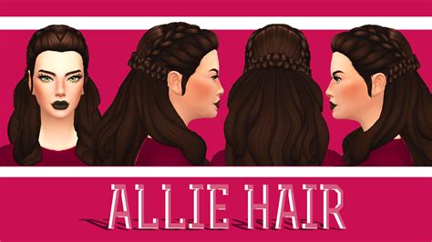 My Sims 4 Blog Allie Hair By Enrique