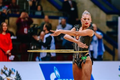 Aleksandra Soldatova Rus Hoop Grand Prix Gymnastics Wonder Woman
