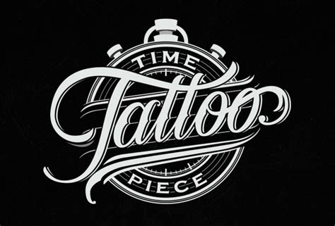 Write in your tattoo parlor's name. 10 New Trends of Logo Design for 2015 — Gio Carrillo