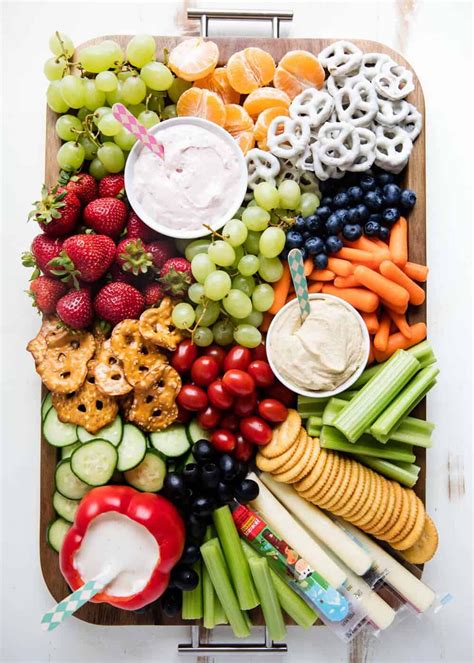 Easy Fruit And Veggie Snack Platter I Heart Naptime In 2020 Veggie