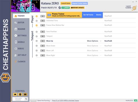 Open katana zero.zip, next run exe installer katana zero.exe 2. Katana ZERO: Trainer +5 v06.01.2019 {CheatHappens.com} - Download - GTrainers