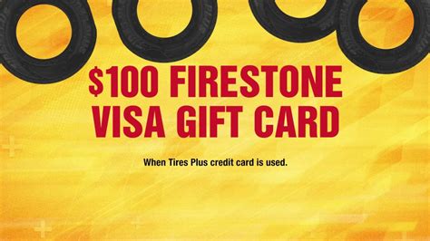 Get A 100 Firestone Visa T Card Youtube