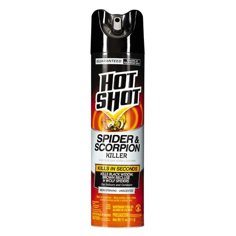 Hot Shot Spider And Scorpion Killer Aerosol 11 Ounce Buy Online In