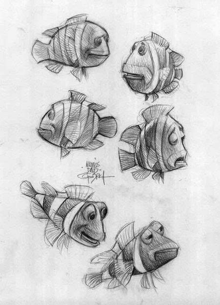 Finding Nemo 60 Original Concept Art Collection