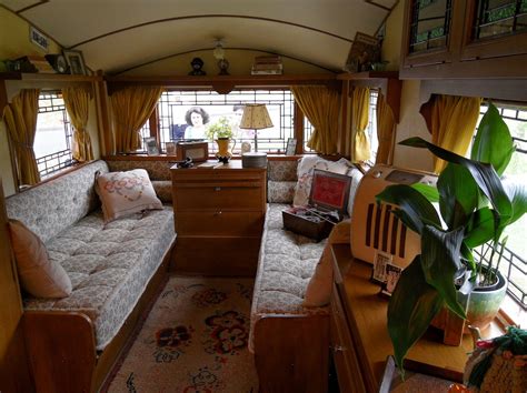 The Interior Of Our 1949 Burlingham Caravan Caravan Interior Vintage Caravans Tiny Living