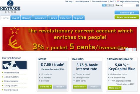 Discover the benefits of keytrade bank. New website for Keytrade Bank