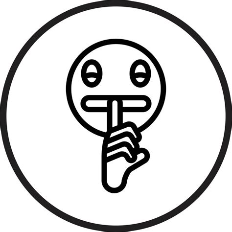 Quiet Icon Style 13796260 Vector Art At Vecteezy