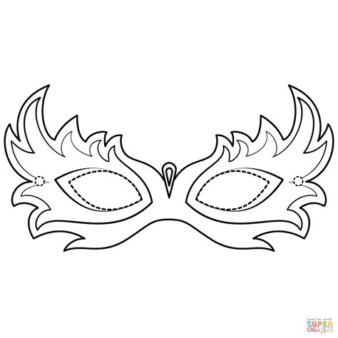 Free Printable Masquerade Mask Template For Man Free Printable Templates