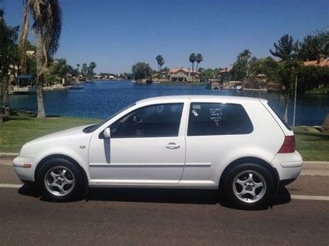 Purchase Used 2000 Volkswagen Golf Tdi Manual Transmission White