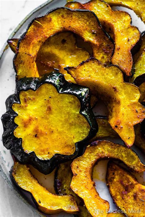Roasted Acorn Squash Easy Recipe The Endless Meal