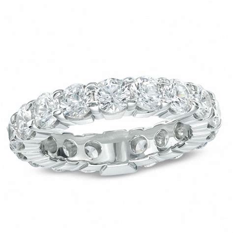 Check spelling or type a new query. 4 CT. T.W. Diamond Eternity Band in 14K White Gold | Round | Wedding | Zales