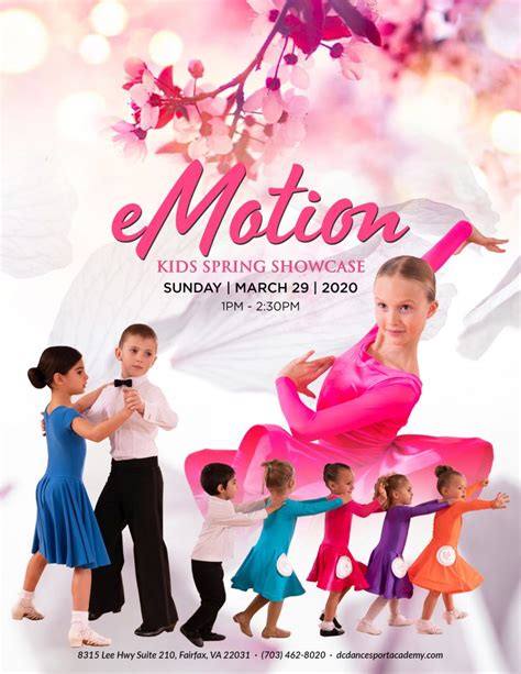 Kids And Teen Emotion Spring Showcase Dc Dancesport Academy