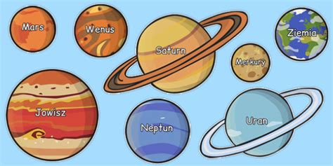The word planet came to us from a greek element meaning passively drifting, wandering. Nazwy planet na obrazkach po polsku - kosmos, początkowe
