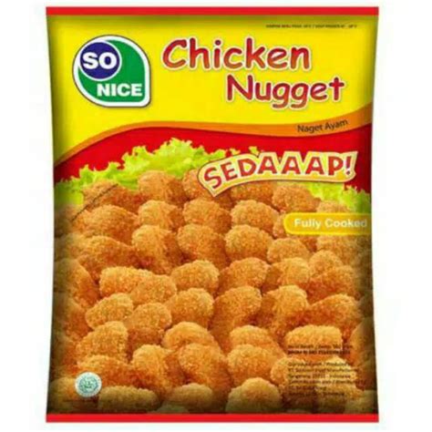 Jual Naget Ayam So Nice Sedap 250gr Chicken Nugget Coin Shopee Indonesia