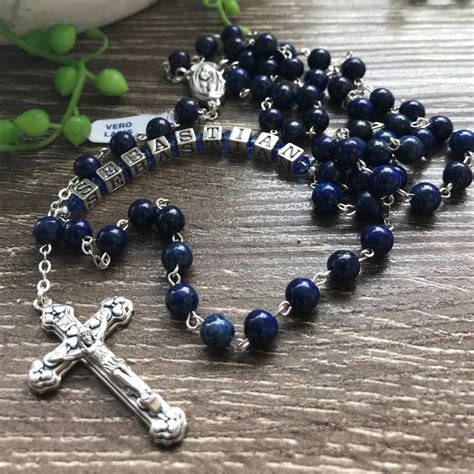 Lapis Lazuli Rosary Beads By Ted Memories Faith