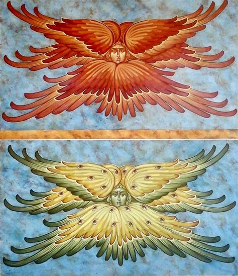 Seraphim And Cherubim By Michael Kapeluck Angel Art Angel Byzantine Art