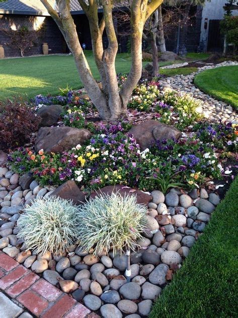 Front Yard Landscaping Patterns For Beginners Beautiful Front Yard Landscaping Ide Rock