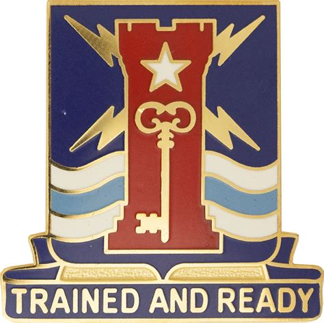 0004 Bde 1 Inf Div Special Troops Bn Unit Crest Trained And Ready