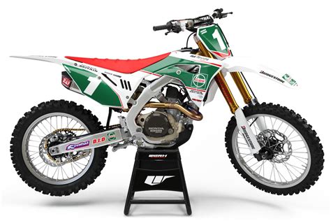Honda Castrol Motocross Graphics Kit Zero9 Mx Graphics