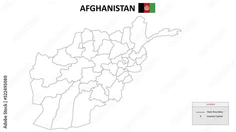 Afghanistan Map State And District Map Of Afghanistan Political Map