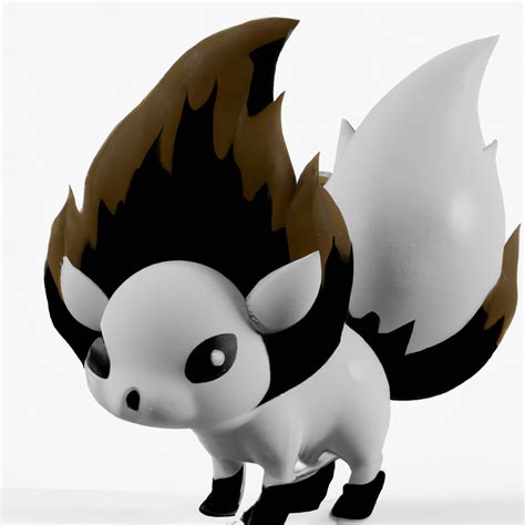 Fireghost Type Spotted Skunk Skunk Pokemon Cute P Openart