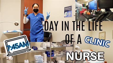 Day In The Life Of A Nurse Clinic Nurse Youtube