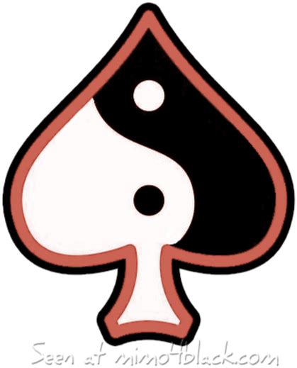 queen of spades a feminine queen of spades symbol with a ying yang hd png download original